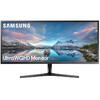 Monitor LED Samsung LS34J550WQUXEN 34 inch 4ms Negru FreeSync 60 Hz