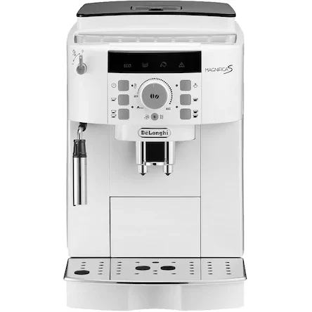Espressor automat De'Longhi Magnifica S ECAM 22.110.W, 1450W, 15 bar, rasnita inox, 1.8l, Alb