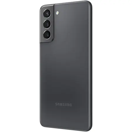 Telefon mobil Samsung Galaxy S21, Dual SIM, 128GB, 8GB RAM, 5G, Phantom Grey