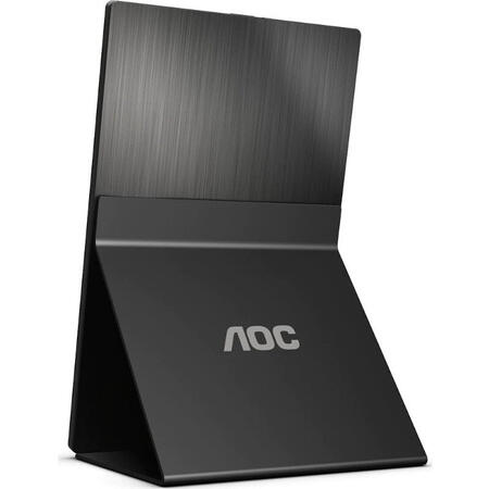 Monitor LED AOC Portabil 16T2 Touchscreen 15.6 inch 4 ms Negru 60 Hz