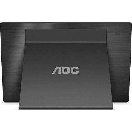 Monitor LED AOC Portabil 16T2 Touchscreen 15.6 inch 4 ms Negru 60 Hz