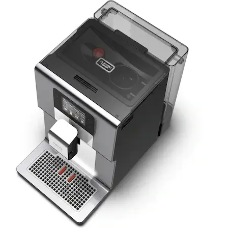 Espressor automat Krups Intuition Preference+ EA875E10, Accesoriu pentru spumarea laptelui, 15 bauturi, Ecran tactil, Tehnologie Quattro Force, Retete favorite, 1450W, Argintiu