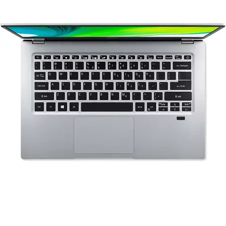 Laptop ultraportabil Acer Swift 1 SF114-33, 14” FHD, Intel Celeron N4120,  4GB, 128GB SSD, Inel UHD Graphics, No OS, SIlver