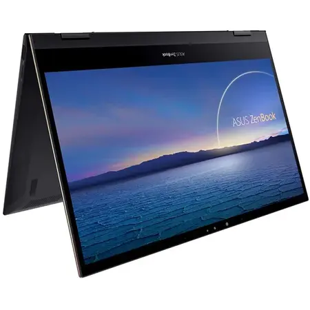 Laptop ultraportabil ASUS ZenBook S UX371EA cu procesor Intel® Core™ i7-1165G7 pana la 4.7GHz, 13.3" UHD OLED, Touch, 16GB, 1TB SSD, Intel® Iris® Xe Graphics, Windows 10 Pro, Jade Black