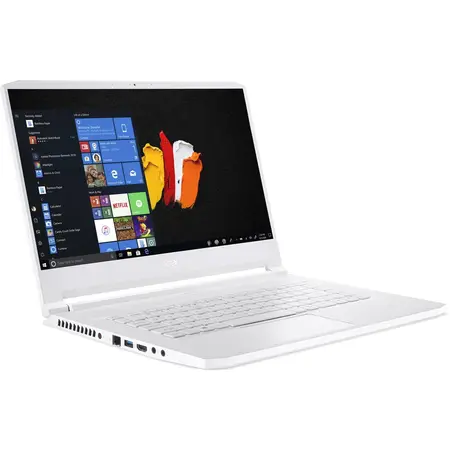 Laptop Acer ConceptD 7 CN715-72G cu procesor Intel® Core™ i7-10875H pana la 5.10 GHz, 15.6", 4K UHD, 16GB, 1TB SSD, NVIDIA® GeForce® RTX™ 2080 SUPER 8GB, Windows 10 Pro, White
