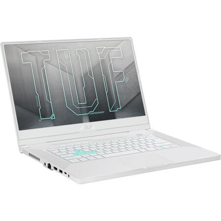 Laptop Gaming ASUS ASUS TUF Dash F15 FX516PR cu procesor Intel® Core™ i7-11370H pana la 4.80 GHz, 15.6", Full HD, 240Hz, 16GB, 1TB SSD, NVIDIA® GeForce RTX™ 3070 8GB, Free DOS, Moonlight White