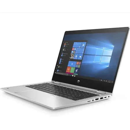 Laptop 2 in 1 HP ProBook x360 435 G7 cu procesor AMD Ryzen 5 4500U pana la 4.00 GHz, 13.3", Full HD, 16GB, 512GB SSD, AMD Radeon Graphics, Windows 10 Pro, Silver