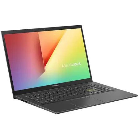 Laptop ASUS VivoBook 15 K513EA cu procesor Intel® Core™ i3-1115G4 pana la 4.10 GHz, 15.6", Full HD, 8GB, 256GB SSD, Intel® UHD Graphics, Endless OS, Indie Black