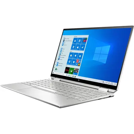 Laptop 2 in 1 HP Spectre x360 13-aw2021nn cu procesor Intel® Core™ i5-1135G7 pana la 4.20 GHz, 13.3", Full HD, 8GB, 512GB SSD, Intel® Iris® Xᵉ Graphics, Windows 10 Home, Natural Silver