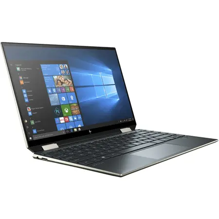 Laptop 2 in 1 HP Spectre x360 13-aw2009nn cu procesor Intel® Core™ i7-1165G7 pana la 4.70 GHz, 13.3", Full HD, 16GB, 512GB SSD, Intel® Iris® Xᵉ Graphics, Windows 10 Home Poseidon Blue