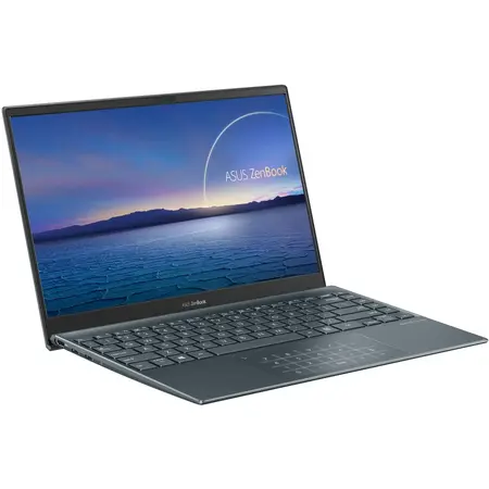 Laptop ultraportabil ASUS ZenBook 13 UX325EA cu procesor Intel® Core™ i7-1165G7 pana la 4.70 GHz, 13.3", Full HD, OLED, 32GB, 1TB SSD, Intel Iris Xᵉ Graphics, Windows 10 Home, Pine Grey