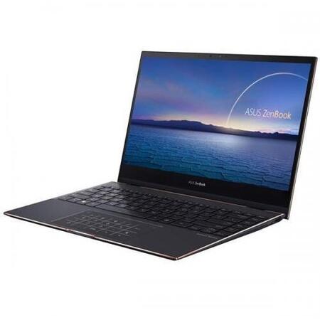 Laptop 2 in 1 ASUS ZenBook Flip S UX371EA cu procesor Intel® Core™ i7-1165G7 pana la 4.70 GHz, 13.3", 4K UHD, 16GB, 512GB SSD, Intel® Iris Xe Graphics, Windows 10 Pro, Jade Black