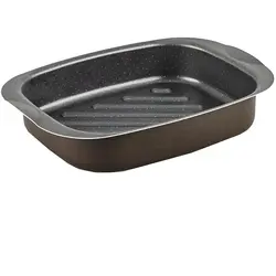 Tava de copt TEFAL Succes J1602002, 27x39cm, aluminiu, negru