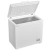 Lada frigorifica Samus LS271A+, 251 L, Termostat reglabil, Functie Fast freeze, Interior aluminiu, L 95.4 cm, Clasa F, Alb