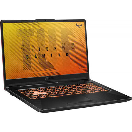 Laptop ASUS Gaming 17.3'' TUF F17 FX706LI, FHD 120Hz, Intel Core i7-10870H, 8GB DDR4, 512GB SSD, GeForce GTX 1650 Ti 4GB, No OS, Bonfire Black