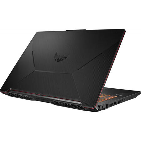 Laptop ASUS Gaming 17.3'' TUF F17 FX706LI, FHD 120Hz, Intel Core i7-10870H, 8GB DDR4, 512GB SSD, GeForce GTX 1650 Ti 4GB, No OS, Bonfire Black