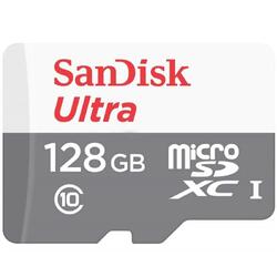 Card de memorie SanDisk Ultra microSDXC, 128GB, 100MB/s Class 10 UHS-I