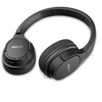 Casti Philips TASH402BK/00 Sport , Over ear, Bluetooth, negru