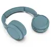 Casti wireless Philips TAH4205BL/00, Bass Boost, redare 29 h, buton multifunctional, reglabile, design pliabil, reducerea zgomotului, microfon incorporat, Bluetooth v.5, albastru