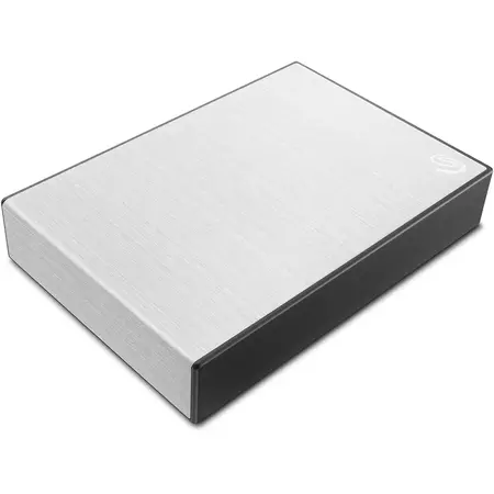 HDD Extern Seagate One Touch 1TB, 2.5", USB 3.2 Gen 1, Aluminiu, Argintiu
