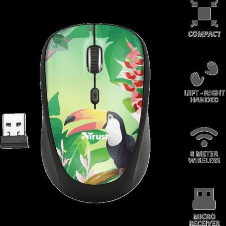 Trust Yvi Wireless Mouse - toucan
