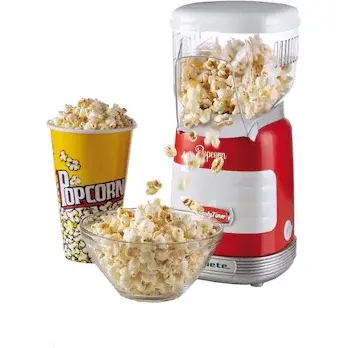 Aparat popcorn Party Time 2956 Ariete, 1100W, 60 gr, Rosu