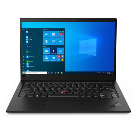 Ultrabook Lenovo 14'' ThinkPad X1 Carbon Gen 8, UHD, Intel Core i7-10510U, 16GB, 1TB SSD, GMA UHD, 4G LTE, Win 10 Pro, Black Weave