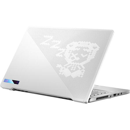Laptop ASUS Gaming 14'' ROG Zephyrus G14 GA401QM, QHD 120Hz,  AMD Ryzen 9 5900HS, 32GB DDR4, 1TB SSD, GeForce RTX 3060 6GB, Win 10 Home, Moonlight White AniMe Matrix