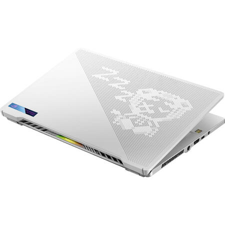 Laptop ASUS Gaming 14'' ROG Zephyrus G14 GA401QM, QHD 120Hz,  AMD Ryzen 9 5900HS, 32GB DDR4, 1TB SSD, GeForce RTX 3060 6GB, Win 10 Home, Moonlight White AniMe Matrix