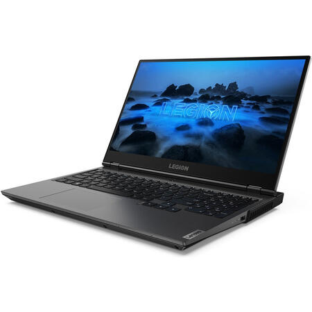 Laptop Lenovo Gaming 15.6'' Legion 5P 15ARH05H, FHD IPS 144Hz, AMD Ryzen 7 4800H, 16GB DDR4, 2x 1TB SSD, GeForce RTX 2060 6GB, Free DOS, Iron Grey