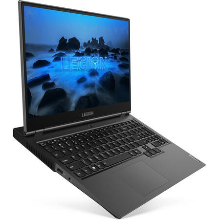 Laptop Lenovo Gaming 15.6'' Legion 5P 15ARH05H, FHD IPS 144Hz, AMD Ryzen 7 4800H, 16GB DDR4, 2x 1TB SSD, GeForce RTX 2060 6GB, Free DOS, Iron Grey