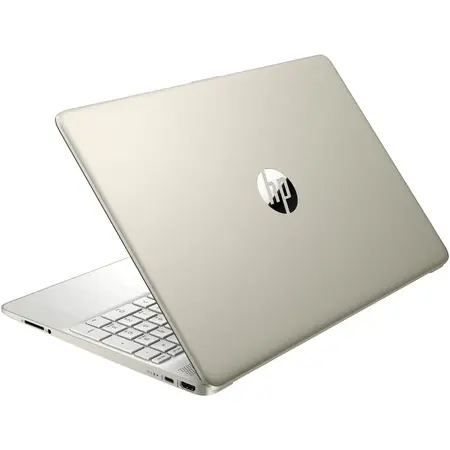 Laptop HP 15s-fq1069nq cu procesor Intel Core i5-1035G1 pana la 3.60 GHz, 15.6", Full HD, 8GB, 256GB SSD, Intel UHD Graphics, Free DOS, Pale Gold