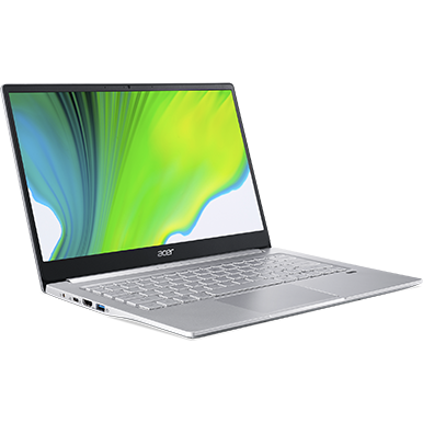 Laptop ultraportabil Acer Swift 3 SF314-42 cu procesor AMD Ryzen™ 3 4300U pana la 3.70 GHz, 14"., Full HD, 8GB, 256GB SSD, AMD Radeon Graphics, No OS, Silver