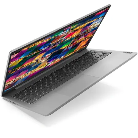 Laptop Lenovo IdeaPad 5 15ARE05 cu procesor AMD Ryzen 7 4700U pana la 4.10 GHz, 15.6", 16GB, 512GB SSD, AMD Radeon Graphics, No OS, Platinum Grey