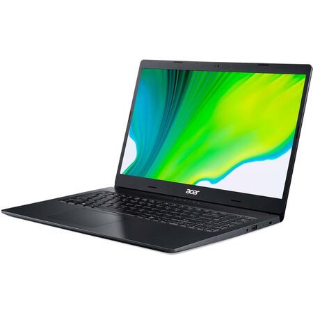 Laptop Acer Aspire 3 A315-23G cu procesor AMD Ryzen 5 3500U pana la 3.70 GHz, 15.6", Full HD, 8GB, 256GB SSD, AMD Radeon Graphics, No OS, Black