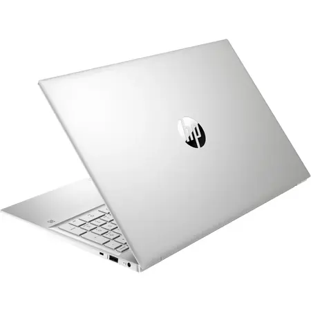 Laptop HP Pavilion 15-eg0081nq cu procesor Intel® Core™ i5-1135G7 pana la 4.20 GHz, 15.6", Full HD, 8GB, 512GB SSD, Intel® Iris® Xᵉ Graphics, Free DOS, Natural Silver