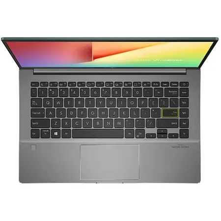 Laptop ultraportabil ASUS VivoBook S14 S435EA cu procesor Intel® Core™ i7-1165G7 pana la 4.70 GHz, 14", Full HD, 8GB. 512GB SSD, Intel® Iris Xe Graphics, Windows 10 Home, Deep Green