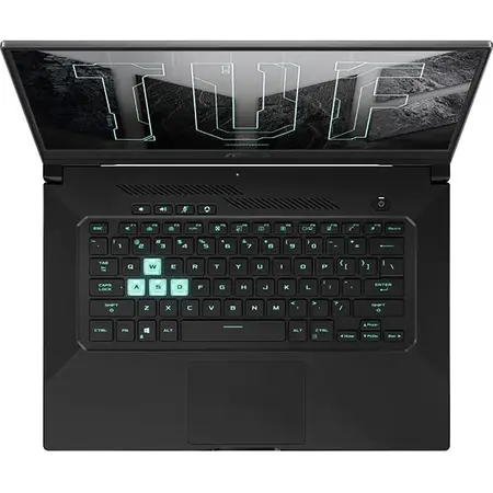 Laptop Gaming ASUS TUF Dash F15 FX516PM cu prcesor Intel® Core™ i7-11370H pana la 4.80 GHz, 15.6", Full HD, 144Hz, 8GB, 512GB SSD, NVIDIA® GeForce RTX™ 3060 6GB, Windows 10 Home, Eclipse Gray