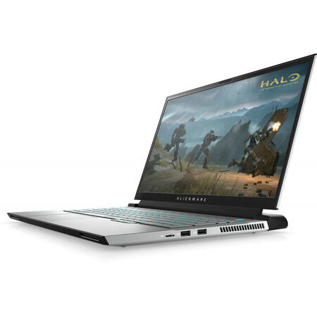 Laptop Alienware Gaming 17.3'' m17 R4, FHD 144Hz, Intel Core i7-10870H, 32GB DDR4, 2x 256GB SSD, GeForce RTX 3070 8GB, Win 10 Pro, Lunar Light