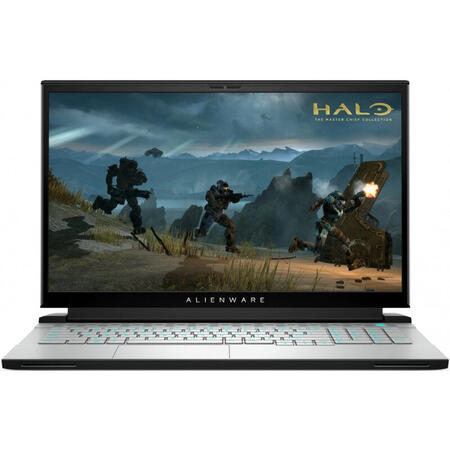 Laptop Alienware Gaming 17.3'' m17 R4, FHD 144Hz, Intel Core i7-10870H, 32GB DDR4, 2x 256GB SSD, GeForce RTX 3070 8GB, Win 10 Pro, Lunar Light