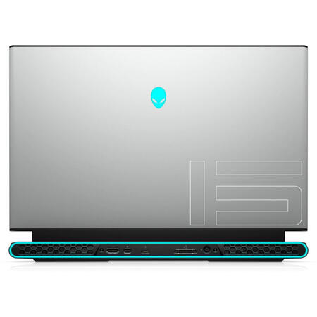 Laptop Alienware Gaming 15.6'' m15 R4, UHD OLED, Intel Core i9-10980HK, 32GB DDR4, 2x 1TB + 512GB SSD, GeForce RTX 3080 8GB, Win 10 Pro, Lunar Light