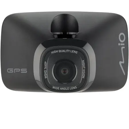 Camera video auto MIO MiVue 812, 1440P 2K, 60fps, GPS, unghi vizualizare 140 grade