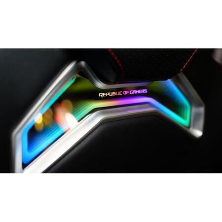 Scaun gaming ASUS ROG Chariot (SL300C) negru iluminare RGB
