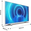 Televizor LED Philips 50PUS7555/12, 126 cm, Smart TV 4K Ultra HD, Clasa G