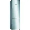Combina frigorifica Bosch KGF39PIDP, 343 l, Clasa D, NoFrost, VitaFresh, H 203 cm, Inox antiamprenta
