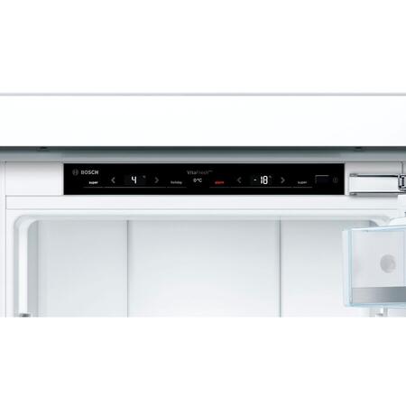 Combină frigorifică încorporabilă Bosch KIF86PFE0, NoFrost, 223 L, Display, Răcire rapidă, Funcţie Holiday, Sertar VitaFresh Pro 0°C, H 177 cm, Clasa E