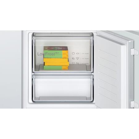 Combina frigorifica incorporabila Bosch KIV87NSF0, 270 l, Clasa F, LowFrost, H 177 cm
