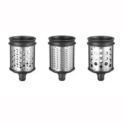 Set 3 cilindri KitchenAid pentru feliat si maruntit legume
