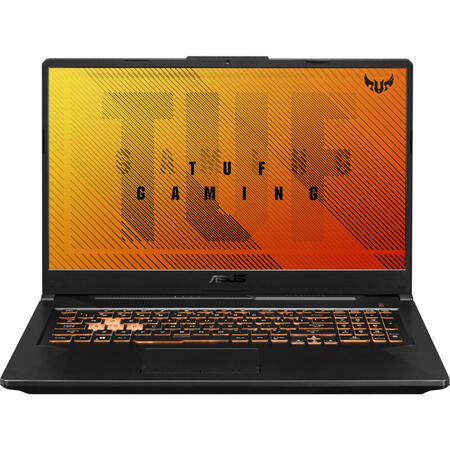 Laptop ASUS Gaming 17.3'' TUF F17 FX706LI, FHD 144Hz, Intel Core i5-10300H, 8GB DDR4, 512GB SSD, GeForce GTX 1650 Ti 4GB, No OS, Bonfire Black
