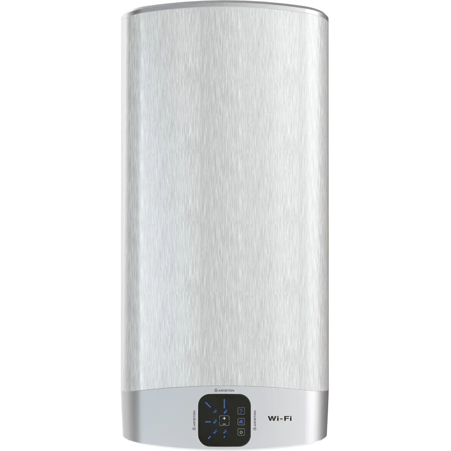 Boiler Electric Ariston Velis Wifi 80, 2 X 1500 W, 80 Litri, Afisaj Soft Touch Cu Reglarea Temperaturii, Functia Eco Evo, Doua Rezervoare Emailate Cu Titan